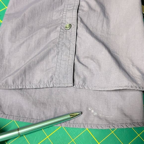 2pc Eddie Bauer Departure Dress Women L Purple Midi Tank w L/S Shirt Classic Fit - Picture 7 of 15